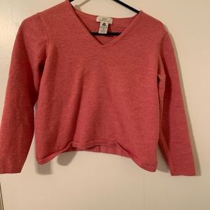 Wool Long sleeve crop top
